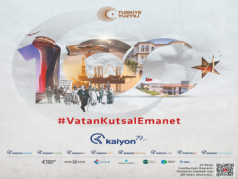 KALYON HOLDNG'N 'VATAN, KUTSAL EMANET...' REKLAM FLM YAYINA GRD